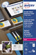Visitekaartjes avery a4 270 g m² satijn ultrawit 25 vellen