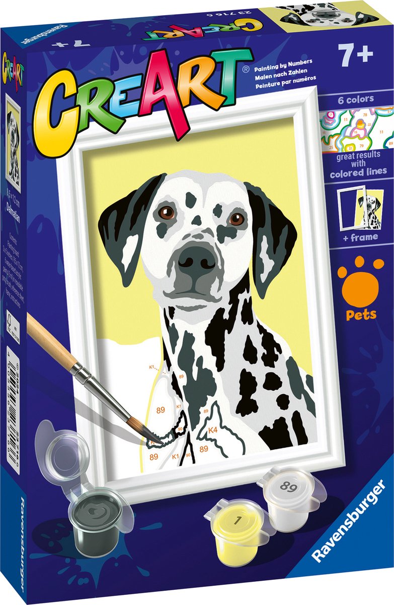 Afbeelding laden in galerijviewer, Ravensburger creart schilderen op nummer - dalmatier
