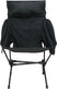 Travellife finn campingstoel relax lichtgewicht zwart - compact opvouwbaar - comfortabel hoofdkussen - inclusief draagtas