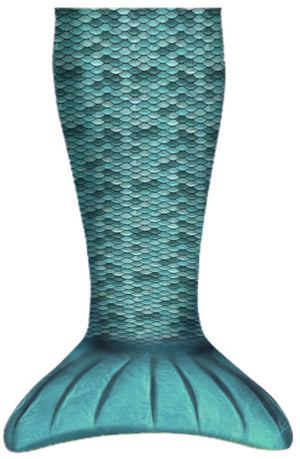 Kuaki mermaids zeemeermin deken turquoise, 60x130cm one size