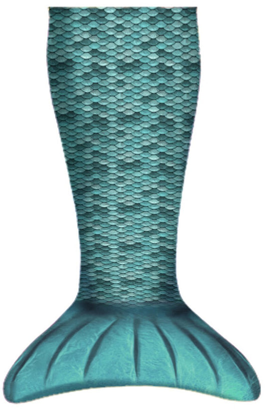 Kuaki mermaids zeemeermin deken turquoise, 60x130cm one size
