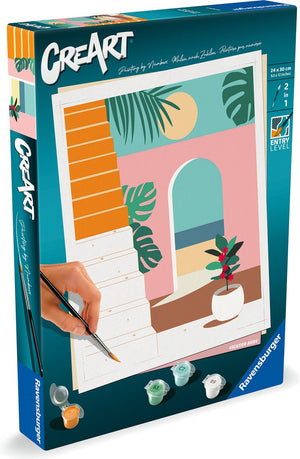 Ravensburger creart schilderen op nummer - vakantie