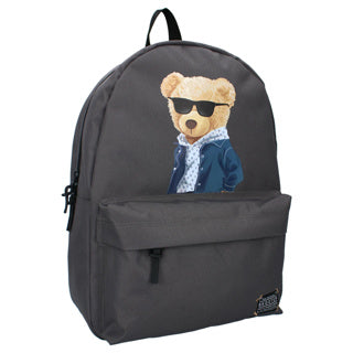 Rugzak scooter trouble maker zwart 39 x 29 x 12 cm