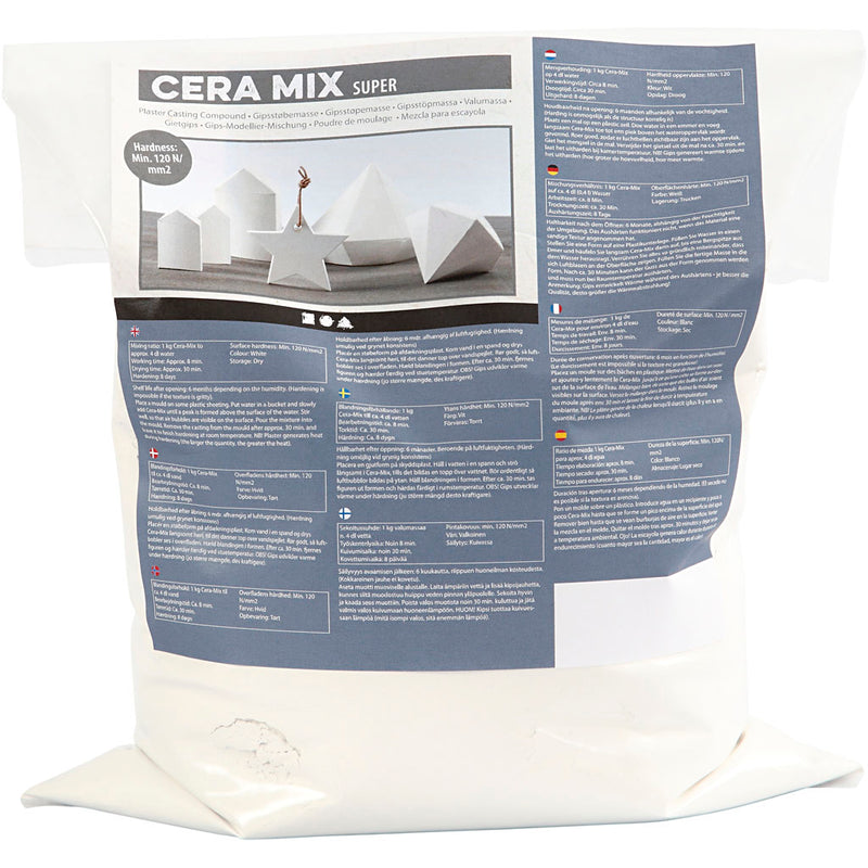 Afbeelding laden in galerijviewer, Https: www.cchobby.nl cera-mix-super-gipsgietmix-wit-5-kg-1-doos
