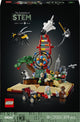 Lego ideas de evolutie van stem bouwpakket voor volwassenen met minifiguren 21355