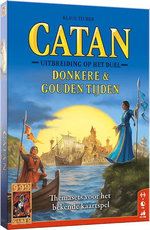 999games 999 games - catan: het duel - donkere gouden tijden - kaartspel - uitbreiding