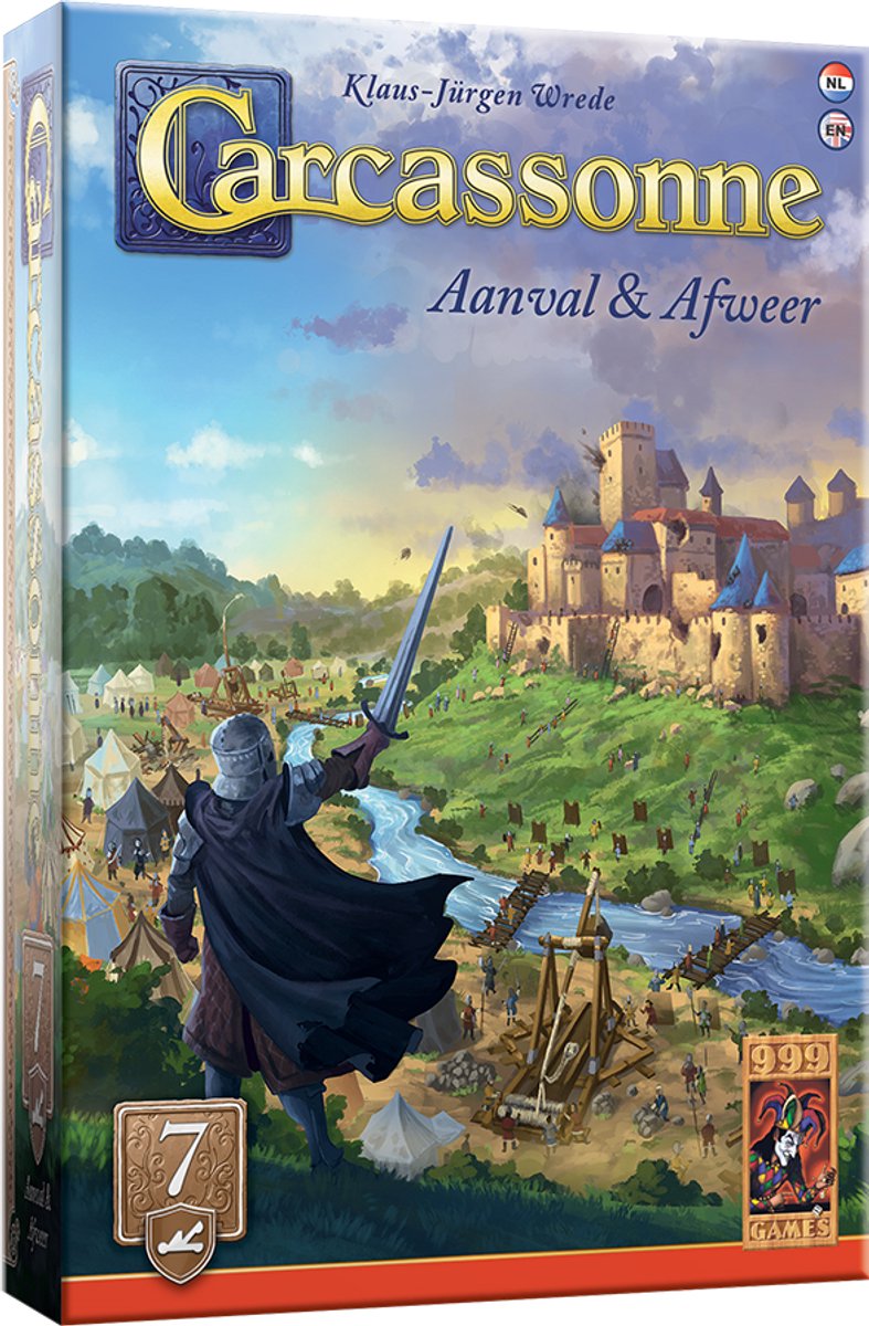 Afbeelding laden in galerijviewer, 999games 999 games carcassonne aanval afweer uitbreiding
