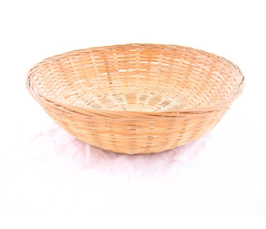 Baskin broodmand bamboe rond dicht 30x9 cm
