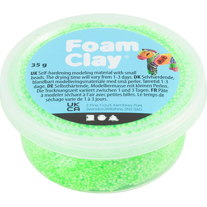 Afbeelding laden in galerijviewer, Https: www.cchobby.nl foam-clayr-lichtgroen-35-gr-1-doosje
