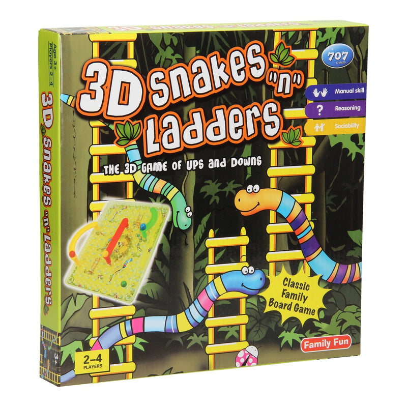 Afbeelding laden in galerijviewer, Slangen ladderspel 3d

