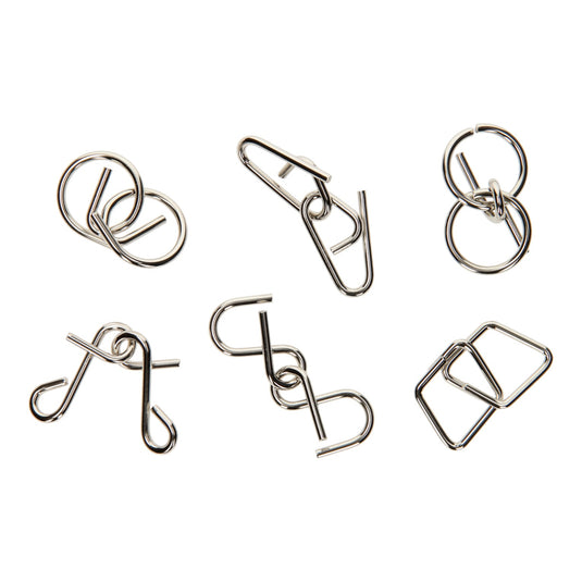 Metalen mini breinpuzzel