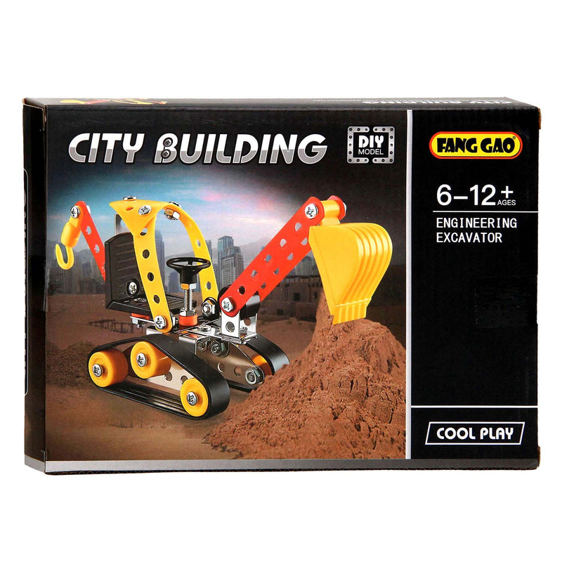 Afbeelding laden in galerijviewer, Constructieset mini graver rupsbanden, 93dlg.
