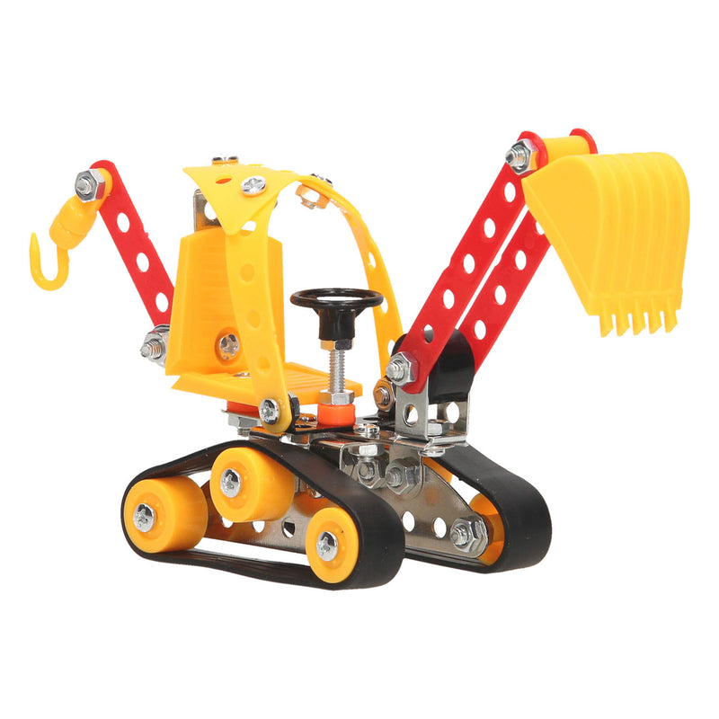 Afbeelding laden in galerijviewer, Constructieset mini graver rupsbanden, 93dlg.
