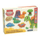 Kleiset dinowereld - 4 kleuren klei