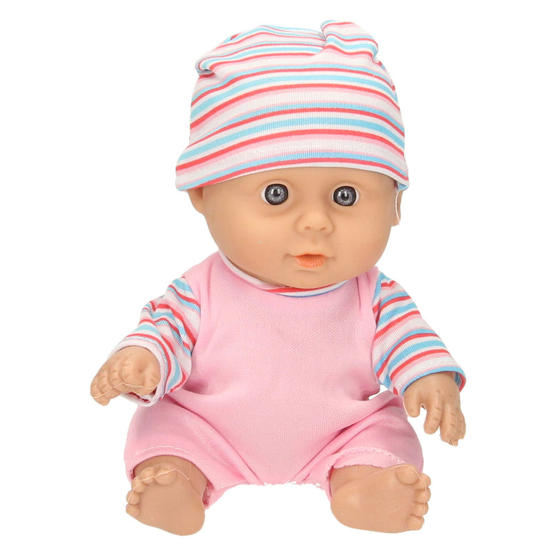 Afbeelding laden in galerijviewer, Lobbes speelgoed bv babypop met muts
