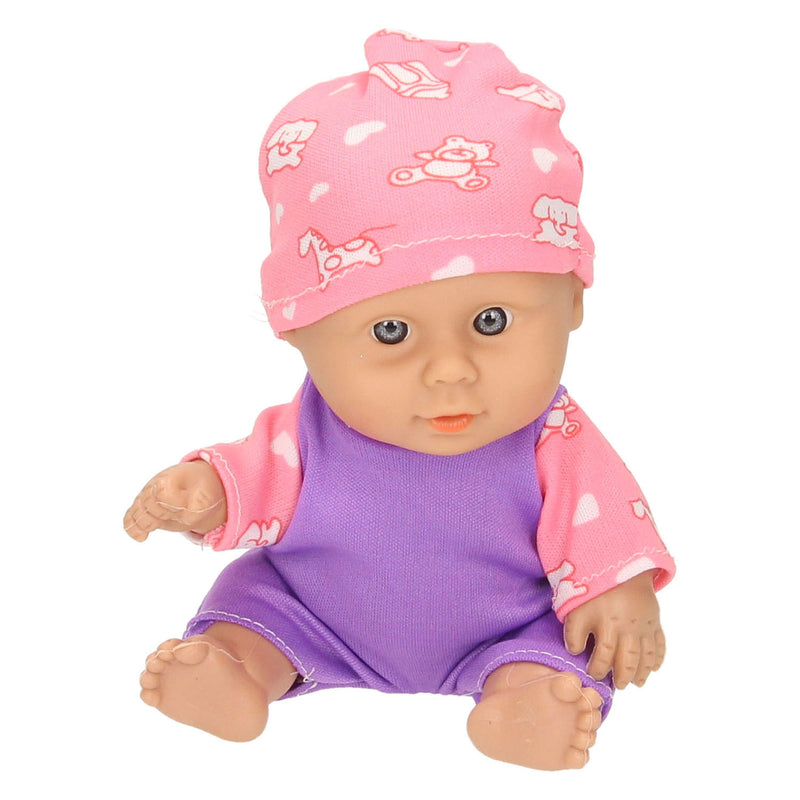 Afbeelding laden in galerijviewer, Lobbes speelgoed bv babypop met muts
