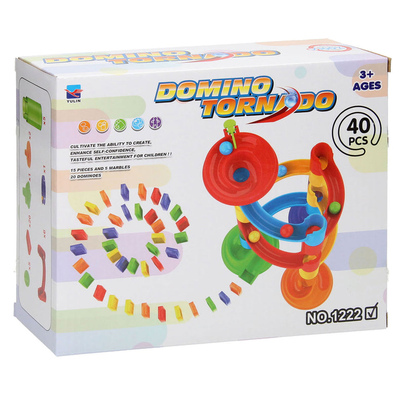 Afbeelding laden in galerijviewer, Domino tornado knikkerbaan 40dlg.
