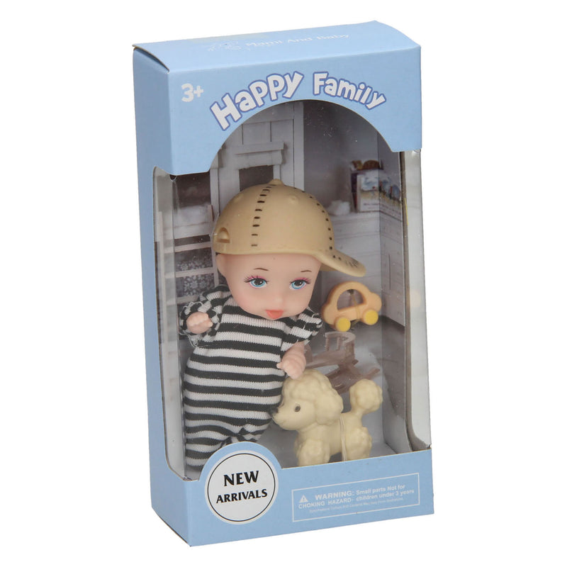 Afbeelding laden in galerijviewer, Poppensetje met pet vriend mini pop
