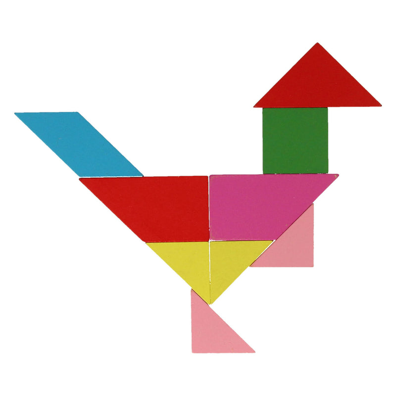 Afbeelding laden in galerijviewer, Houten tangram
