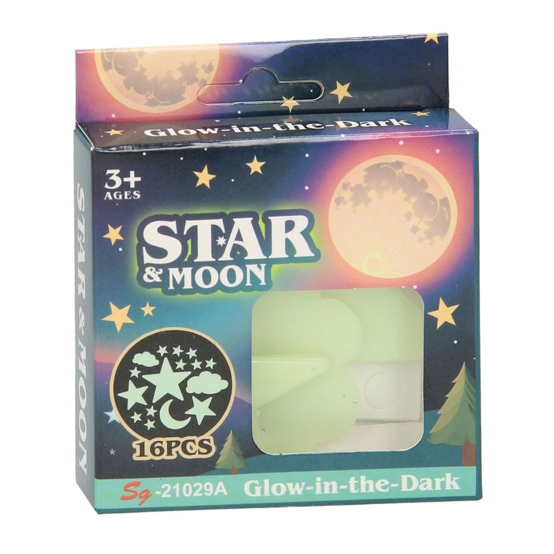 Afbeelding laden in galerijviewer, Glow in the dark set ruimte, 16dlg.
