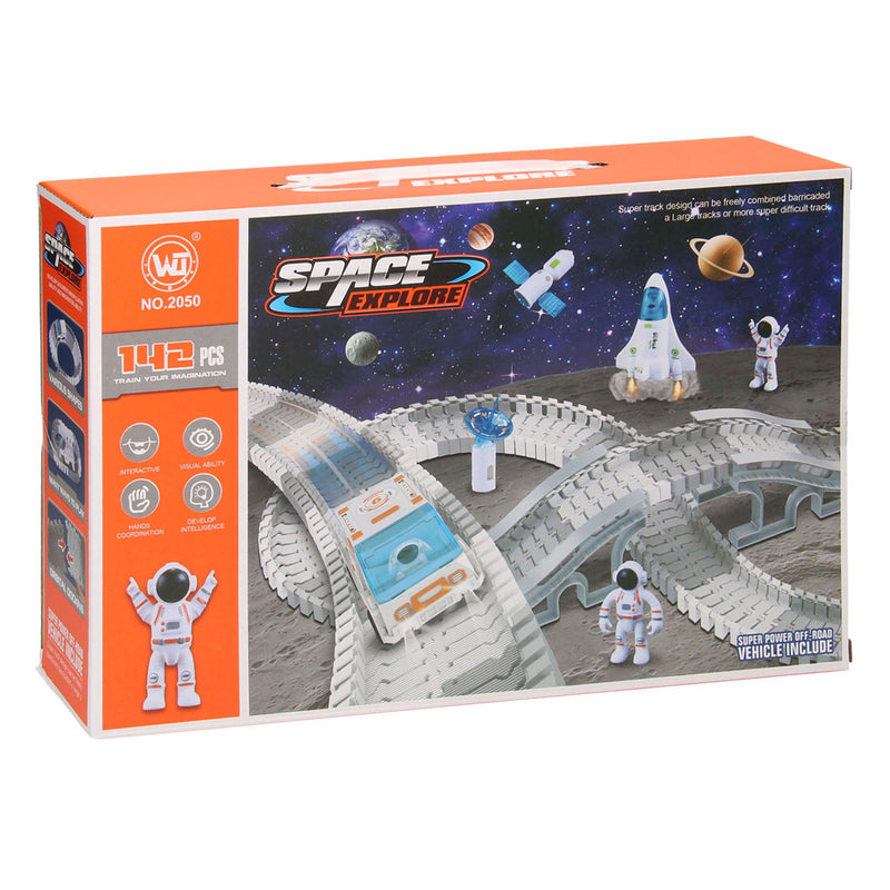 Afbeelding laden in galerijviewer, Roadway racebaan set space explorer, 142dlg.
