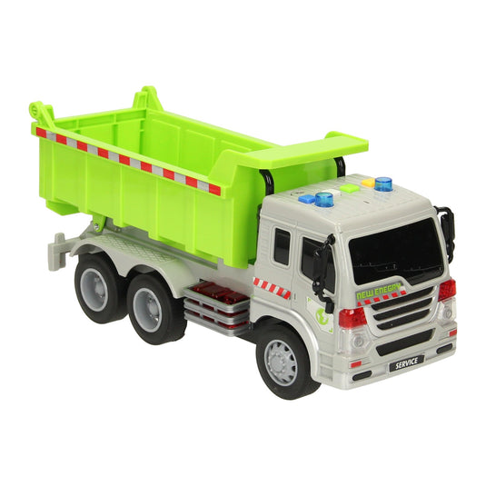 Lobbes speelgoed bv truck met kiepwagen met licht en geluid