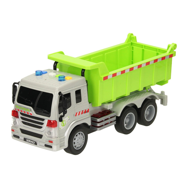 Afbeelding laden in galerijviewer, Lobbes speelgoed bv truck met kiepwagen met licht en geluid
