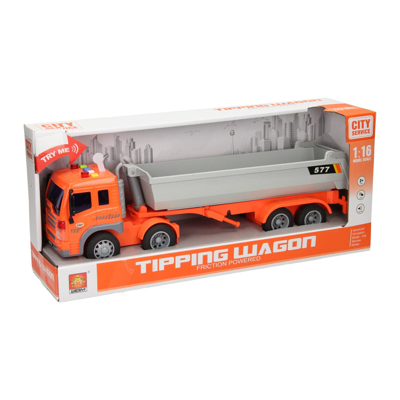 Afbeelding laden in galerijviewer, Truck met afvalcontainer licht geluid
