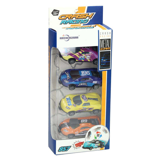 Raceauto backflip pull back set - 4st.