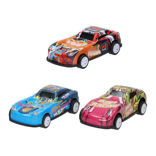 Lobbes speelgoed bv raceauto backflip pull back set - 3st.