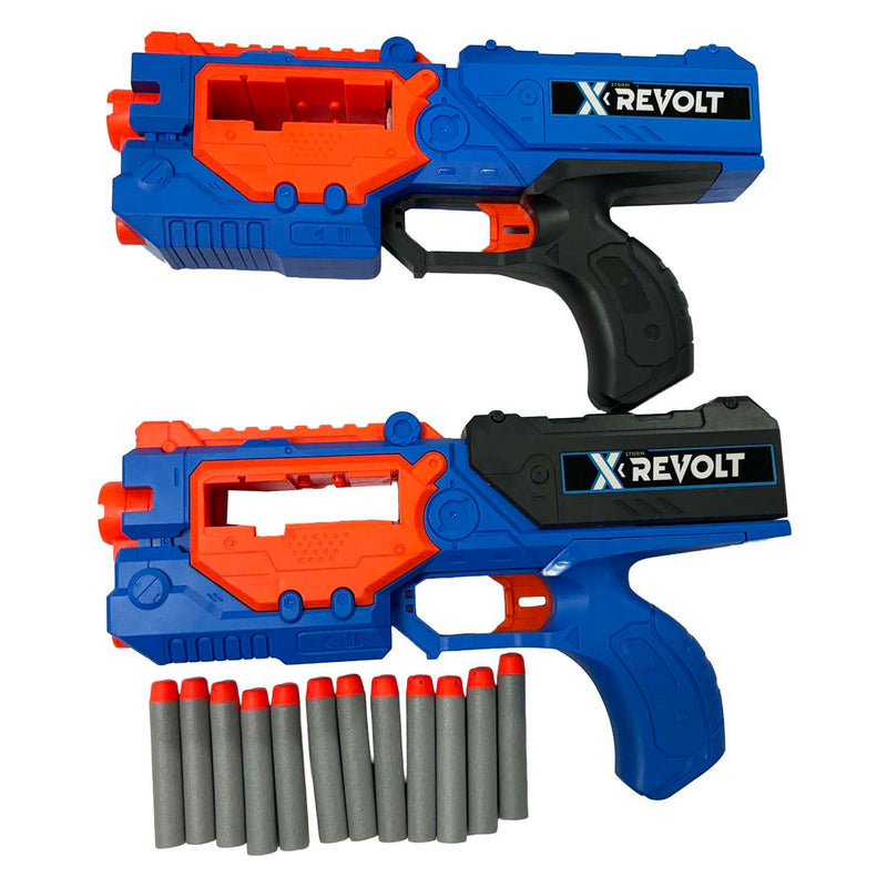 Afbeelding laden in galerijviewer, Lobbes speelgoed bv shooter x revolt - met 12 zachte pijlen
