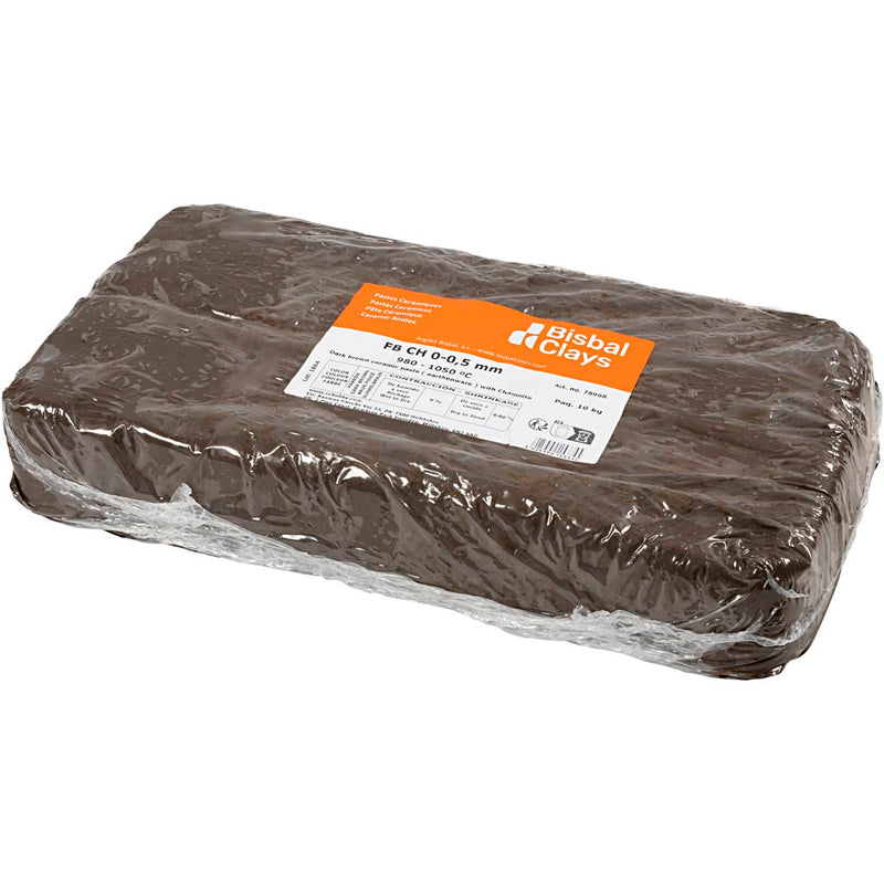Afbeelding laden in galerijviewer, Https: www.cchobby.nl klei-met-chamotte-donkerbruin-10-kg-1-doos

