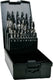 Exact 74962 tiain-punt spiraalboorset 1 mm, 1.5 mm, 2 mm, 2.5 mm, 3 mm, 3.5 mm, 4 mm, 4.5 mm, 5 mm, 5.5 mm, 6 mm, 6.5 m
