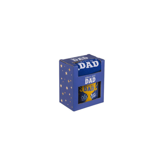 Ootb geschenkset world's best dad mok+sokken
