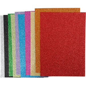Creotime glitter foam vellen