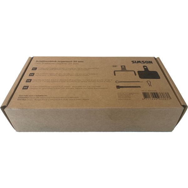 Afbeelding laden in galerijviewer, Rema tip top nederland b.v. simson 600210b bulk schijfremblokken organisch (box. 25 sets)

