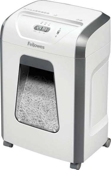 Fellowes 15c papierversnipperaar - 15 vel - p4 snippers - met safetylock - wit