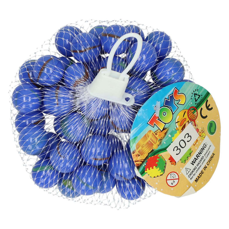 Afbeelding laden in galerijviewer, Knikkers blauw, 50st.

