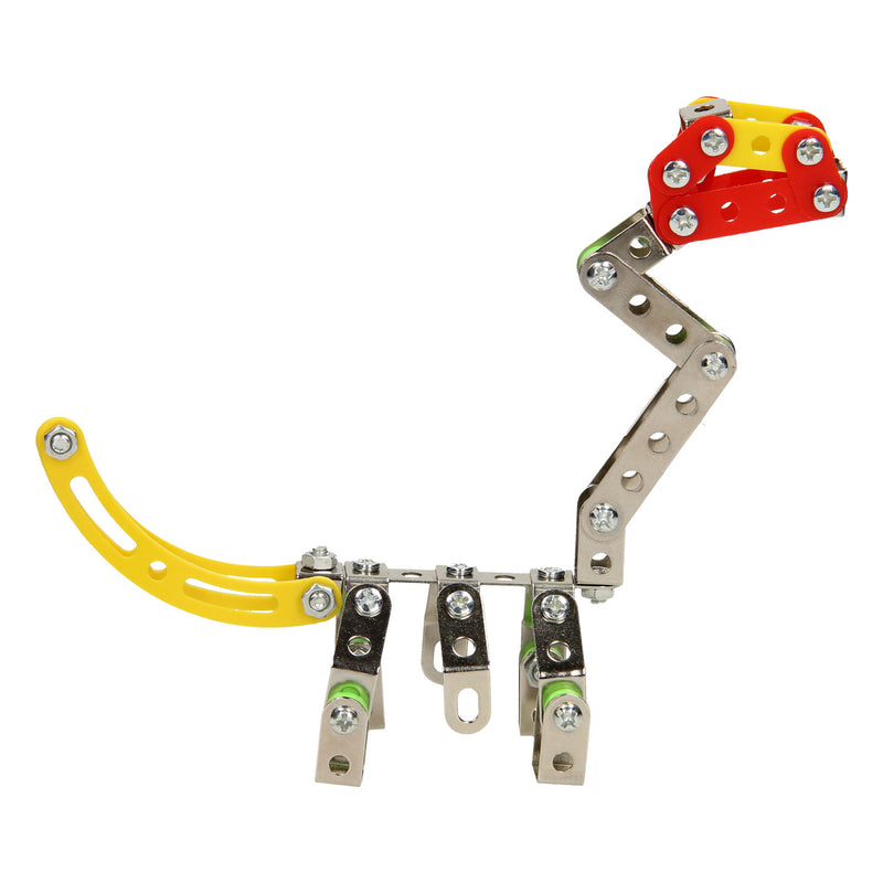 Afbeelding laden in galerijviewer, Constructieset metaal dino, 122 dlg.
