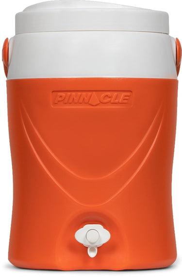 Pinnacle platino 2 gallon - geïsoleerde drankdispenser drankkoeler met kraantje - 8 liter - oranje