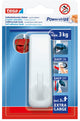 Tesa powerstrips haak xl ovaal - wit - herbruikbare wandhaak - zonder boren - 1 haak + 3 powerstrips