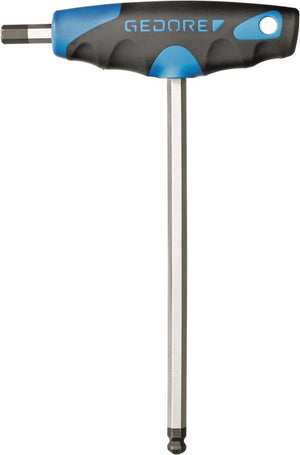Gedore dt 2142 haakse inbussleutel met 2c-t-greep - 6mm
