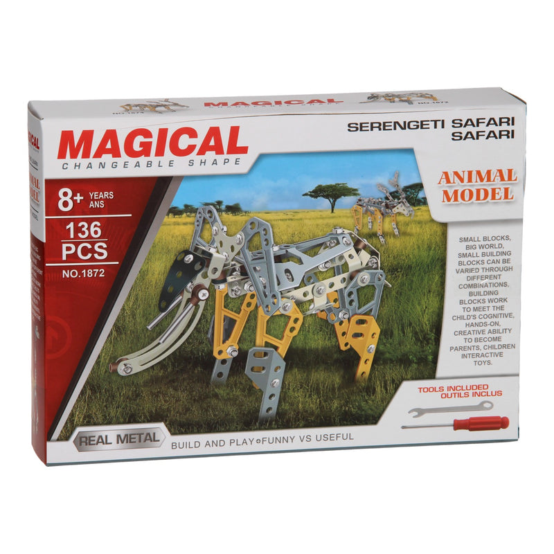 Afbeelding laden in galerijviewer, Albatros hengelsport constructieset metaal olifant, 136dlg.
