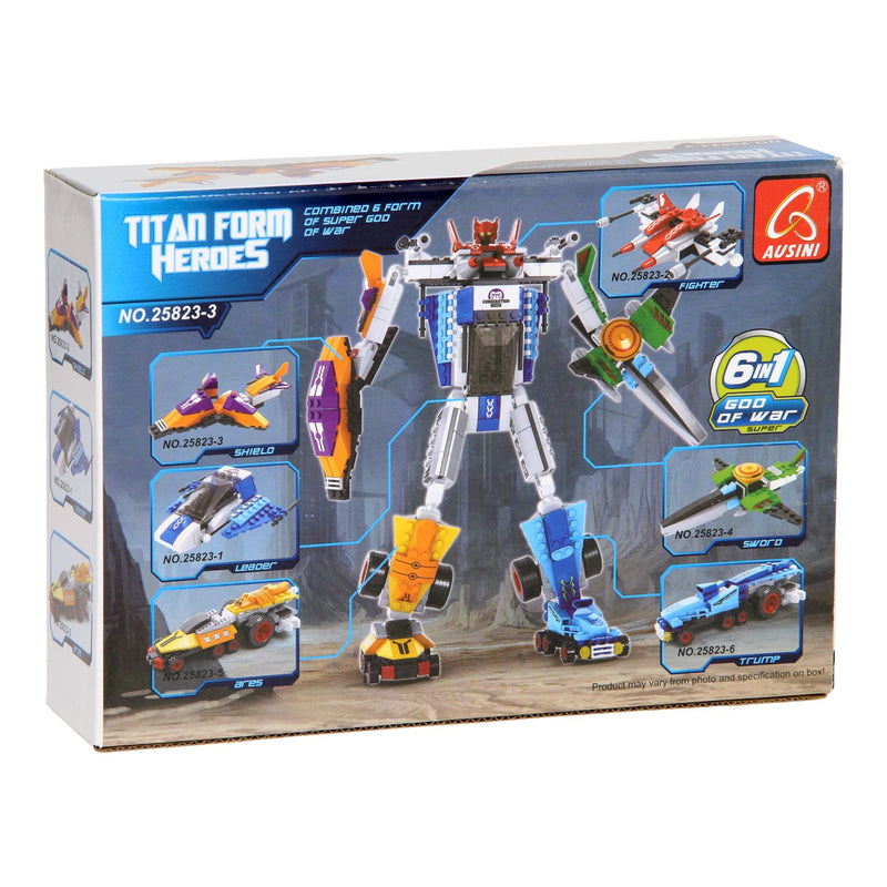 Afbeelding laden in galerijviewer, Lobbes bouwset titan heroes - space oranje - 49dlg.
