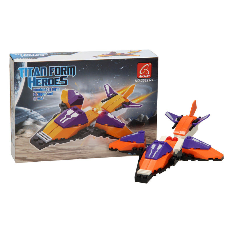 Afbeelding laden in galerijviewer, Lobbes bouwset titan heroes - space oranje - 49dlg.
