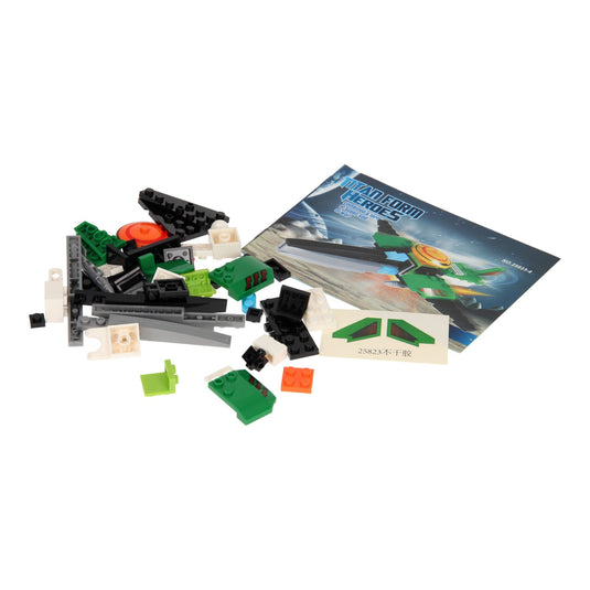 Bouwset titan heroes - space groen, 51dlg.