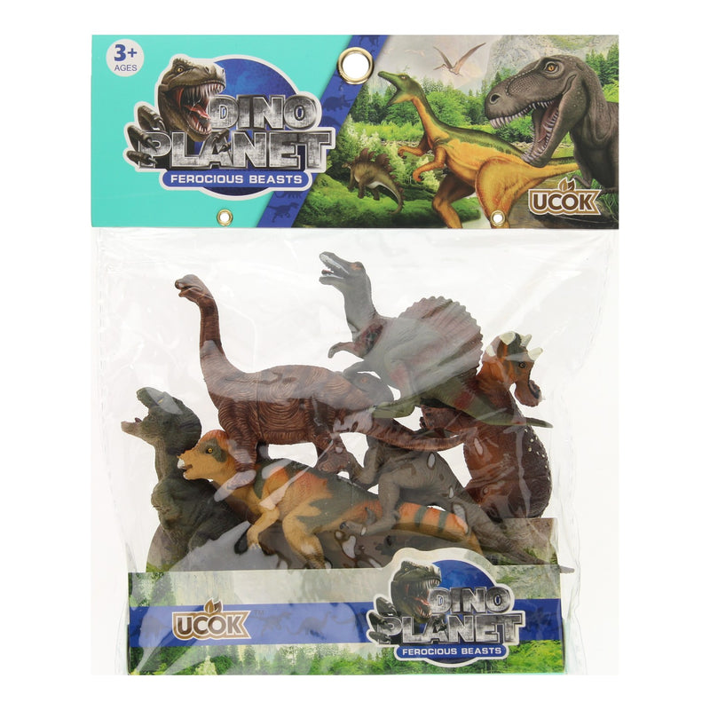 Afbeelding laden in galerijviewer, Dinosaurus luxe speelset, 6st.
