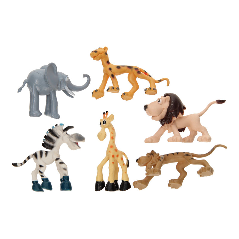 Afbeelding laden in galerijviewer, Guitige Wilde Dieren Speelset 6dlg.
