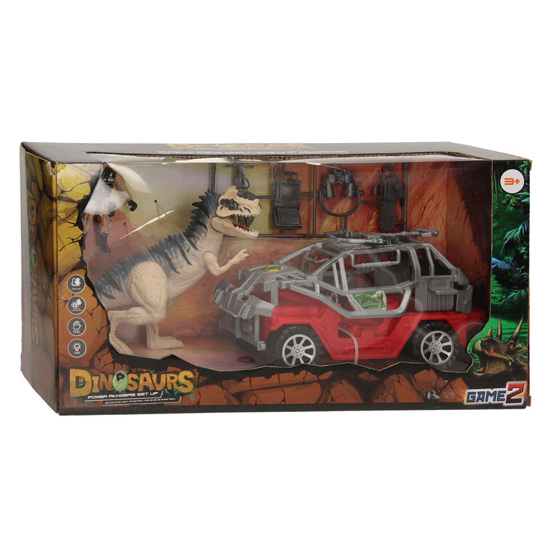 Afbeelding laden in galerijviewer, Dinosaurus speelset rood
