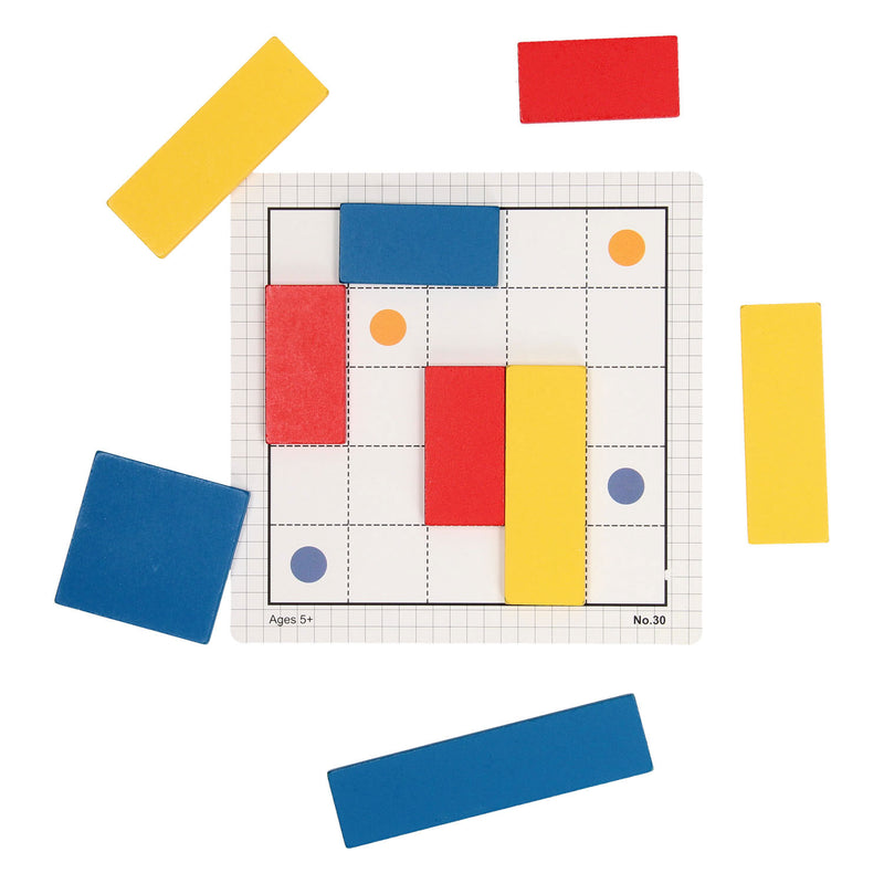 Afbeelding laden in galerijviewer, Iq puzzel hout, niveau 2

